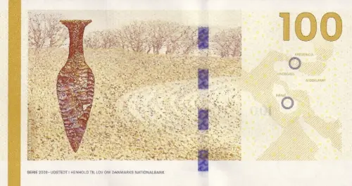 Danish 100 Kroner Banknote Front Issued 2013 Accepted For Exchange