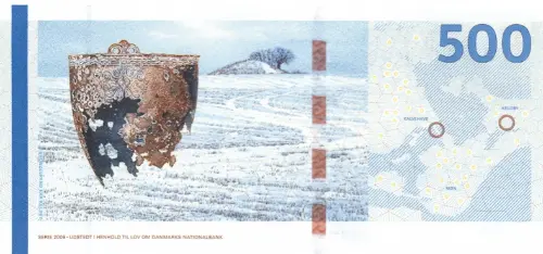 Danish 500 Kroner Banknote Front Issued 2011 Accepted For Exchange