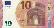 European 10 Euro Banknote Front Issued 2014 Accepted For Exchange