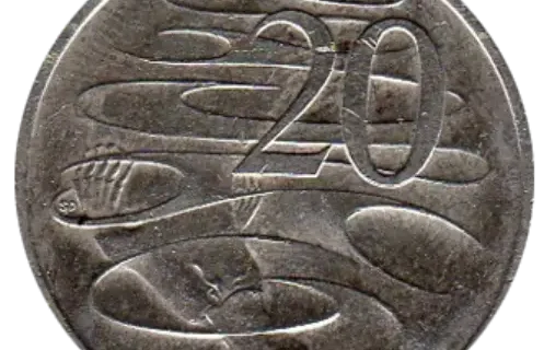 Australian 20 Cent Coin Obverse