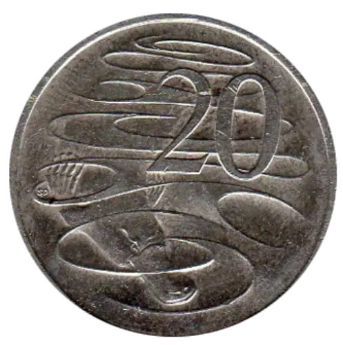 Australian 20 Cent Coin Obverse