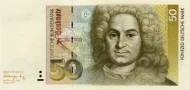 German 50 Deutsche Mark Banknote Front Issued 1991 Accepted For Exchange