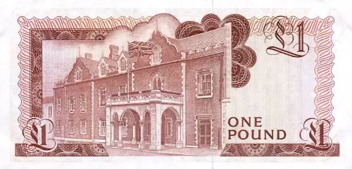 Gibraltar 1 Pound Banknote Front Issued 1975 Accepted For Exchange