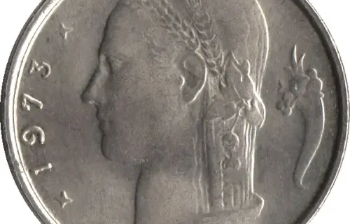 1 Belgian Franc Coin (Ceres) issued 1950 front accepted for exchange