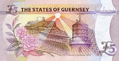 Guernsey 5 Pound Banknote Front Issued 2000 Accepted For Exchange