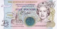 Guernsey 5 Pound Banknote Front Issued 2000 Accepted For Exchange