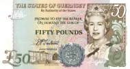 Guernsey 50 Pound Banknote Front Issued 1994 Accepted For Exchange