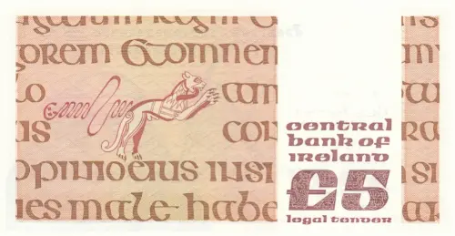 Irish 5 Pound Banknote Front Issued 1993 Accepted For Exchange