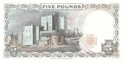 Isle of Man 5 Pound Banknote Front Issued 1983 Accepted For Exchange