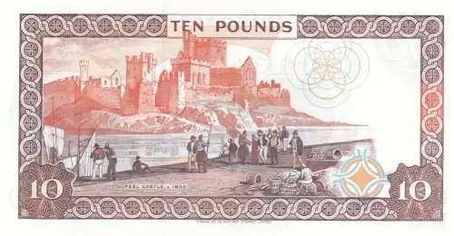 Isle of Man 10 Pound Banknote Front Issued 2007 Accepted For Exchange
