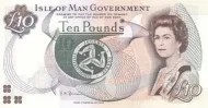 Isle of Man 10 Pound Banknote Front Issued 2007 Accepted For Exchange