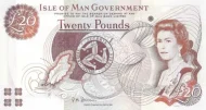 Isle of Man 20 Pound Banknote Front Issued 2014 Accepted For Exchange