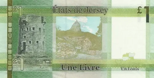 Jersey 1 Pound Banknote Front Issued 2010 Accepted For Exchange