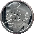 50 Belgian Francs coin (Baudouin) front issued 1987 accepted for exchange