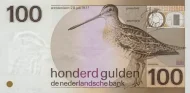 Dutch 100 Guilder Banknote Front Issued 1981 Accepted For Exchange