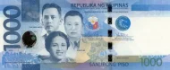 Philippine 1000 Piso Banknote Front Issued 2010 Accepted For Exchange