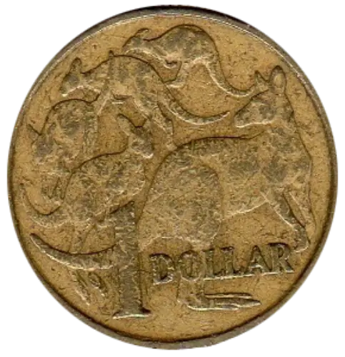 Australian 1 dollar coin font