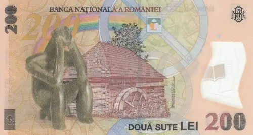 Romanian 200 Lei Banknote Front Issued 2006 Accepted For Exchange
