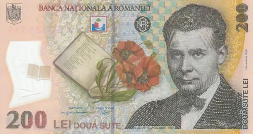 Romanian 200 Lei Banknote Front Issued 2006 Accepted For Exchange