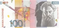 Slovenia 100 Tolar Banknote Front Issued 1992 Accepted For Exchange