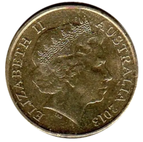 Australian 2 dollar coin front