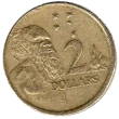 Australian 2 dollar coin front