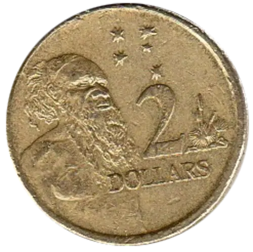 Australian 2 dollar coin front