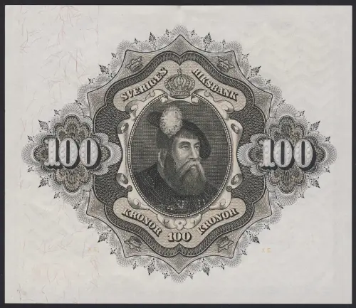 100 Swedish Krona (Svea) Issued 1898 Front Accepted For Exchange