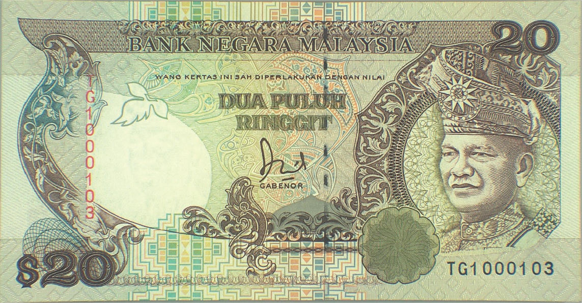 20 Malaysian Ringgit (2nd series) - We Buy All Currency