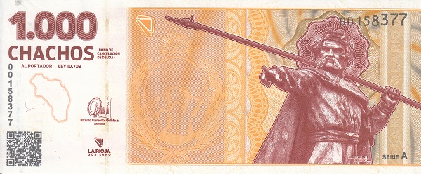 1.000 Chachos ARG Banknote (Standard Issue) 2024