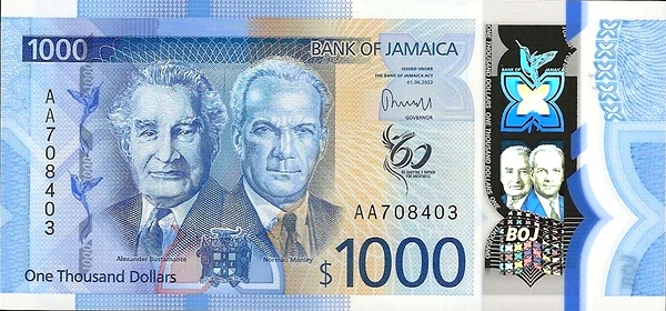 1.000 Dollars JAM Banknote (Commemorative Issue) 2022