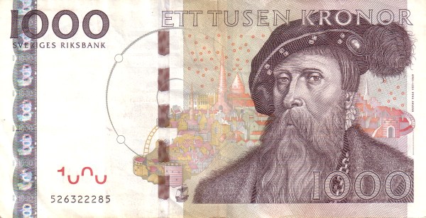 1.000 Kronor SWE Banknote (Sveriges Riksbank Issue) 2005