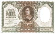 1.000 Pesetas ESP Banknote (Banco de España (Madrid Issue)) 1940