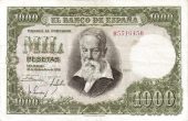 1.000 Pesetas ESP Banknote (Banco de España (Madrid Issue)) 1951