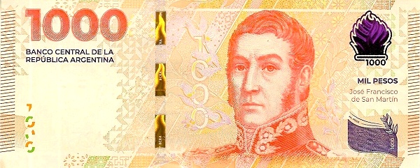 1.000 Pesos ARG Banknote (Standard Issue) 2023