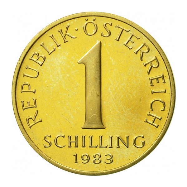 1 Austrian Schilling coin