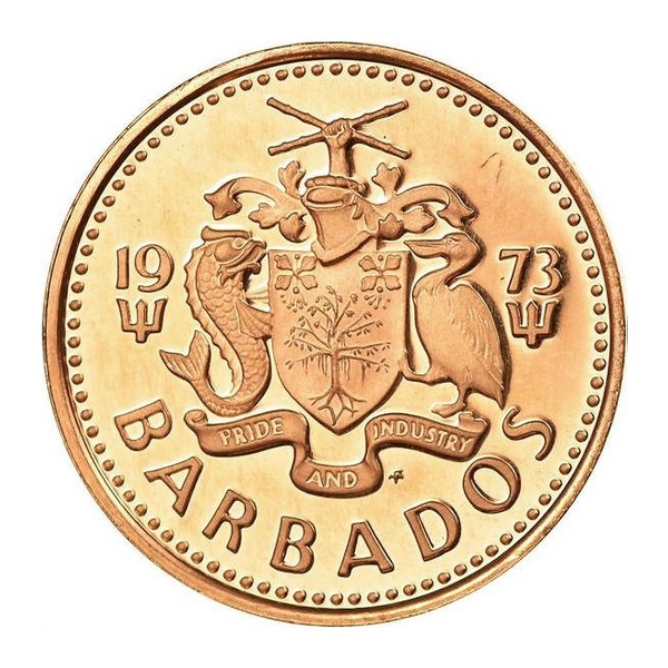 1 cent coin Barbados