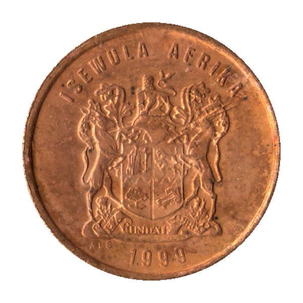 1 Cent coin (Cape Sparrows, 1997-2000)