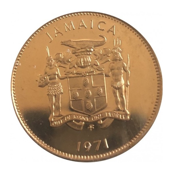 1 cent coin Jamaica