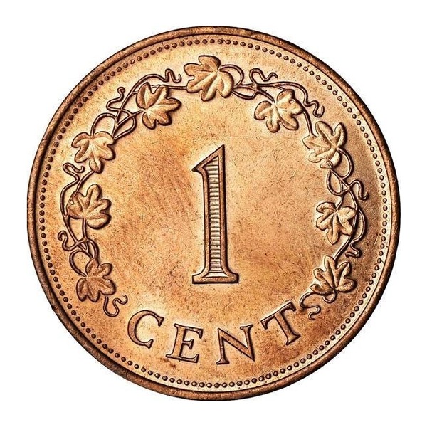 1 cent coin Malta (reverse)
