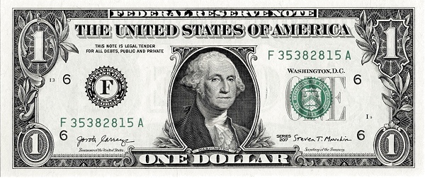 1 Dollar USA Banknote (1928 Small Size Federal Reserve Notes) 2017