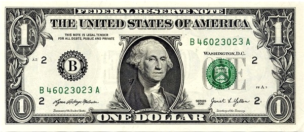 1 Dollar USA Banknote (1928 Small Size Federal Reserve Notes) 2021