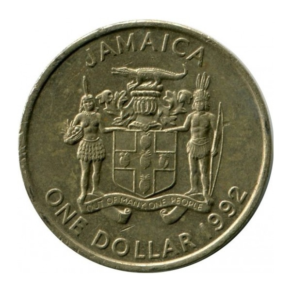 1 Jamaican Dollar coin