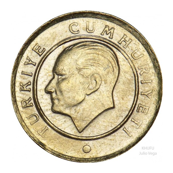 1 Kurus coin Turkey