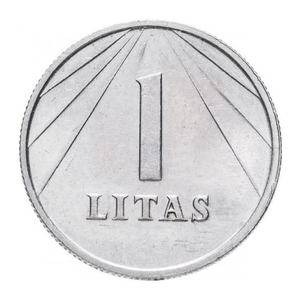 1 Litas coin Lithuania (reverse)