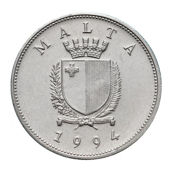 1 Maltese Lira coin
