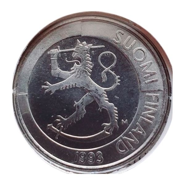 1 markka coin Finland (aluminium bronze)