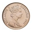 1 Penny coin Gibraltar