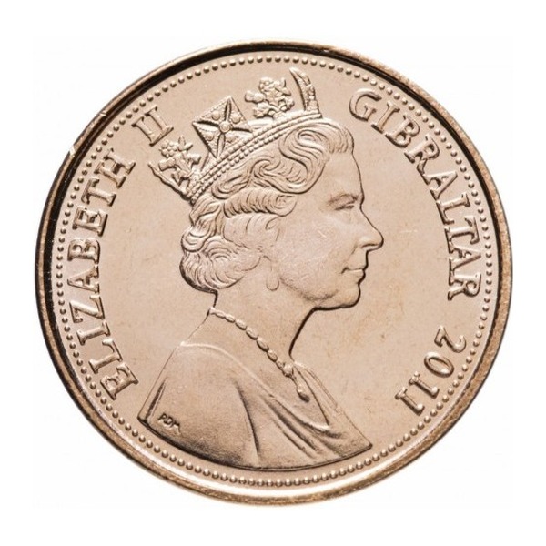 1 Penny coin Gibraltar