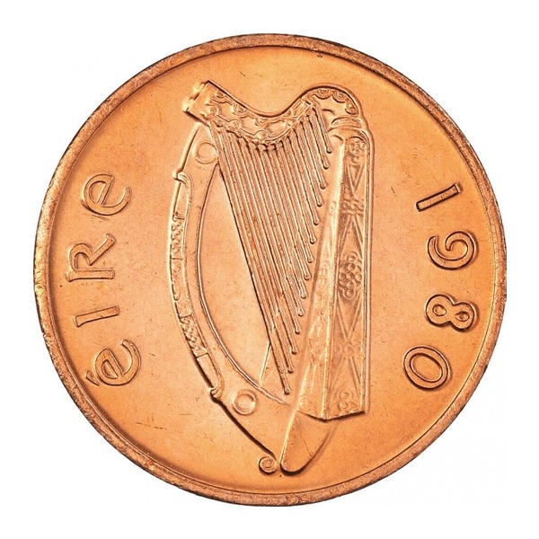 1 Penny coin Ireland
